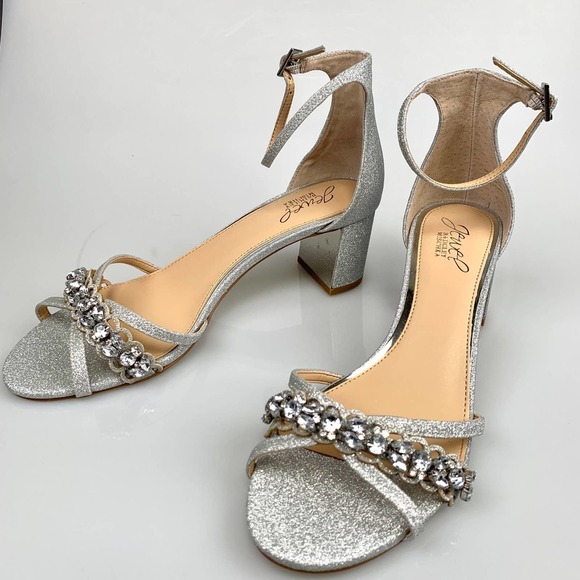 NIB Badgley Mischka Giona Evening Sandal Size 8 Evening Open toe - Picture 14 of 16